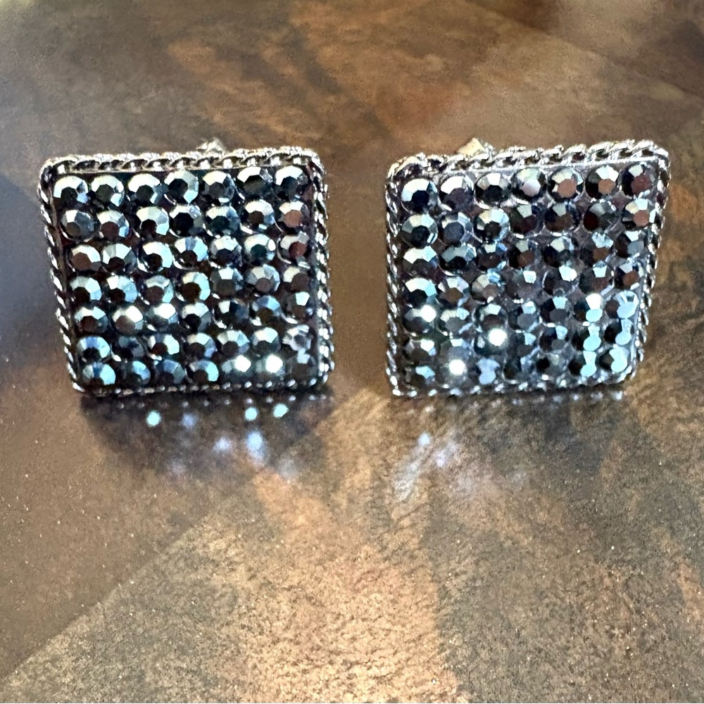 Marcasite Vintage Clip earrings